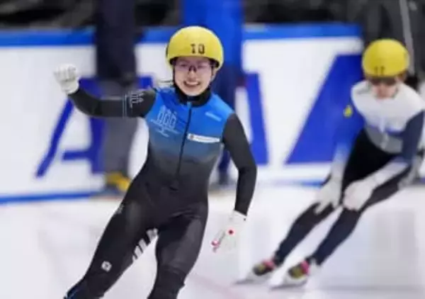 女子の長森遥南が2冠　全日本ショートトラック開幕
