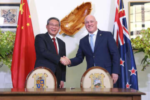 中国首相 NZを訪問