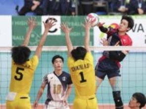 駿台学園、東山など4強へ　全日本高校バレー第4日