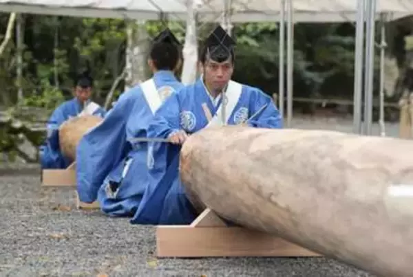 伊勢神宮で「木造始祭」　式年遷宮へ作業の安全祈る