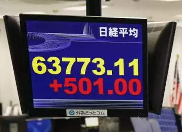 東証続伸、一時最高値更新　500円超高、企業決算好調