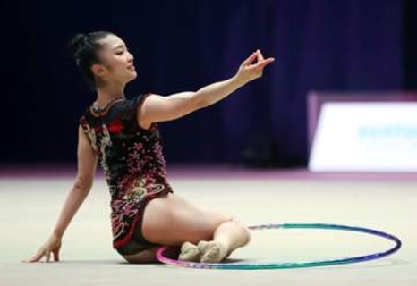 個人総合で鈴木菜巴が暫定10位　新体操イオン杯決勝前半