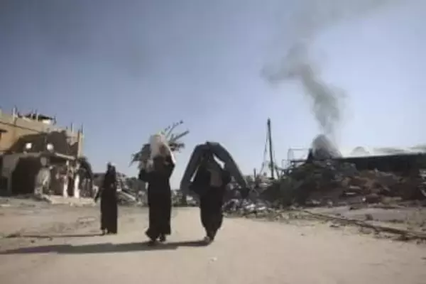 ガザ避難所に百万人超　冬到来控え、国連警告