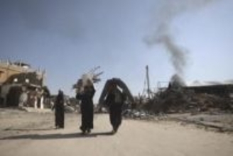 ガザ避難所に百万人超　冬到来控え、国連警告