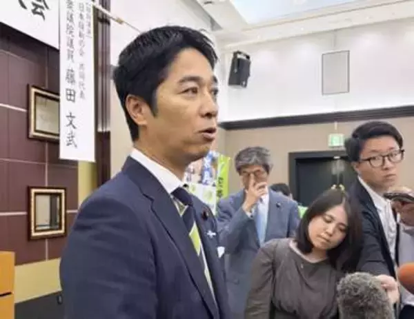 維新から副大臣、政務官も　藤田共同代表「首相に任せる」