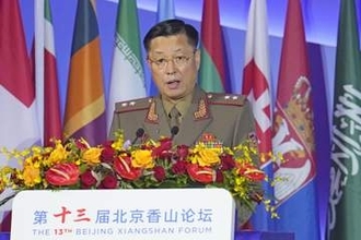 北朝鮮国防次官が米国批判　北京の安保会議で核正当化