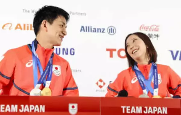 木原龍一「まだ実感湧かない」　ペア「りくりゅう」一夜明け会見