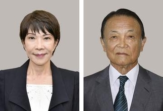 首相、自民・麻生副総裁と会談　内閣改造など意見交換か
