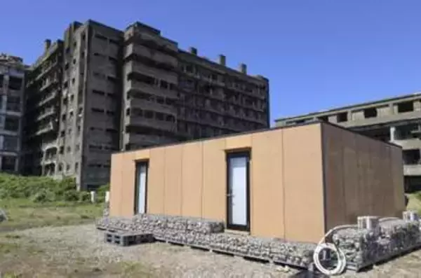 軍艦島に56年ぶり建物設置　長崎、世界遺産の保存研究拠点に