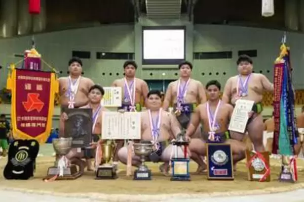 相撲団体は鹿児島実が優勝　バスケ男子は福岡大大濠V