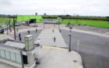 渋谷交差点再現セット閉鎖　栃木・足利、70本撮影