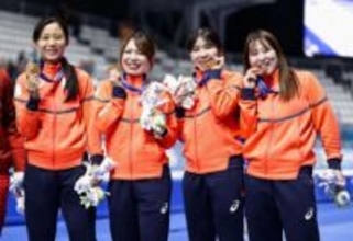 佐藤綾乃、メダル3色そろえる　団体追い抜き、3大会連続出場