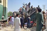 「線路爆発、20人以上死亡　パキスタン治安部隊が乗車」の画像1