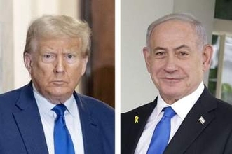 米イスラエル首脳が電話会談　ペルシャ湾での作戦説明