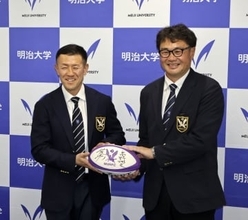 高野彬夫氏「全力を尽くす」　明治大ラグビー部新監督