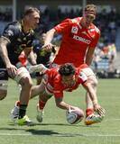 「ラグビー、神戸は大勝で決勝進出　リーグワンPO準決勝」の画像1