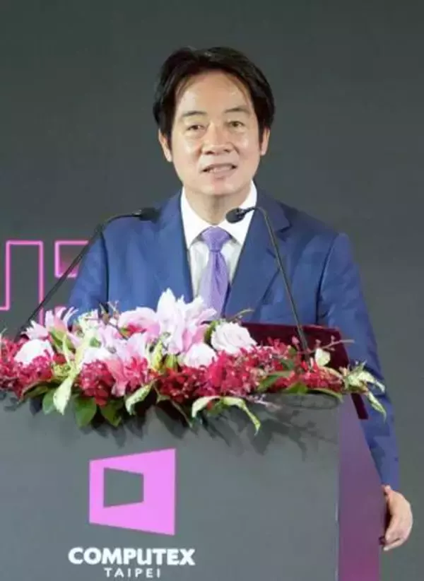 「台湾海峡の安定でAI支える」　頼総統、IT見本市で訴え