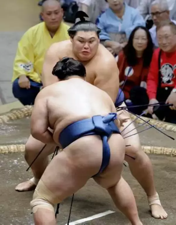 横綱大の里、綱とり霧島2連勝　安青錦、熱海富士も、秋場所