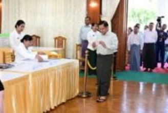 ミャンマー軍政支配継続へ　総選挙、「過半数」の議席獲得