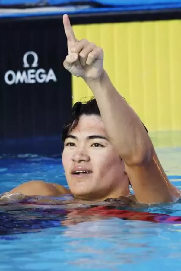 松下、200m個人メドレー優勝　パンパシフィック水泳、今福2位