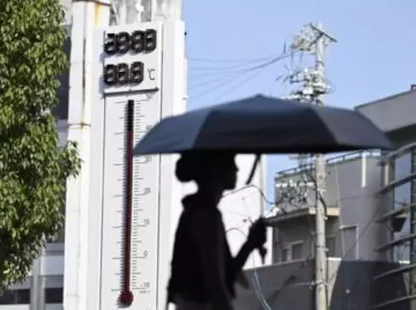 岐阜、愛知で初の「酷暑日」　広く高気圧、40度以上に