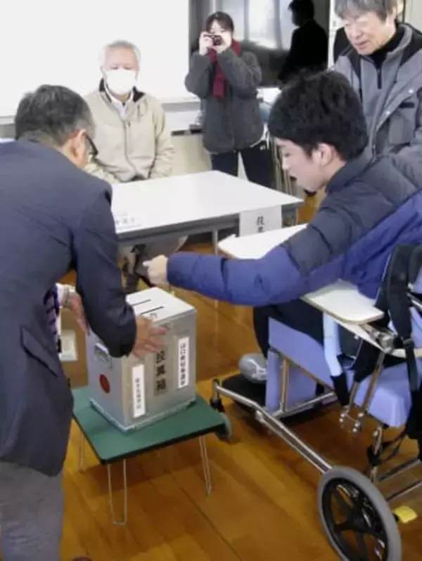 特別支援学校で生徒ら1票投じる　山口県知事選、県内初の取り組み
