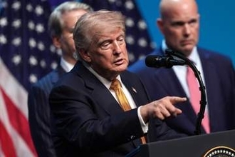 トランプ氏、「1位」発言が波紋　動画投稿アプリのフォロワー数