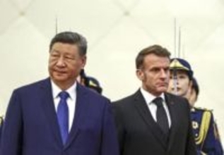 中国、フランス大統領を厚遇　台湾問題で支持求める