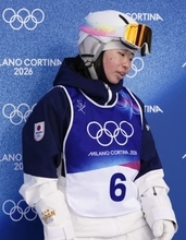 冨高、わずかにメダル届かず涙　3位と同点、得意のターンで劣る