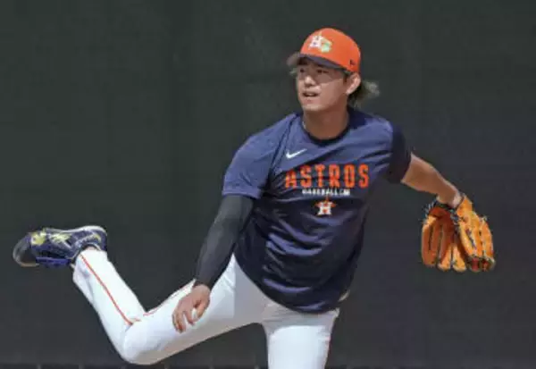 アストロズ今井、ブルペン15球　佐々木は守備練、MLBキャンプ