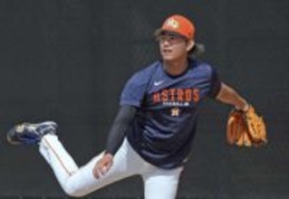 アストロズ今井、ブルペン15球　佐々木は守備練、MLBキャンプ