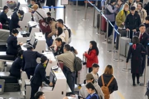 中国、日本便49％減　春節輸送態勢の第1週