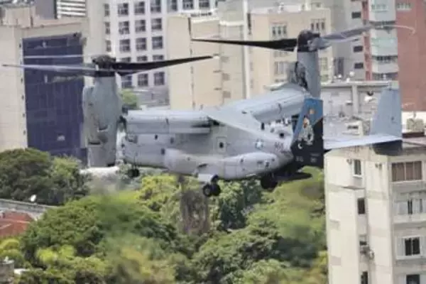 米軍がベネズエラで訓練　大使館避難にオスプレイ