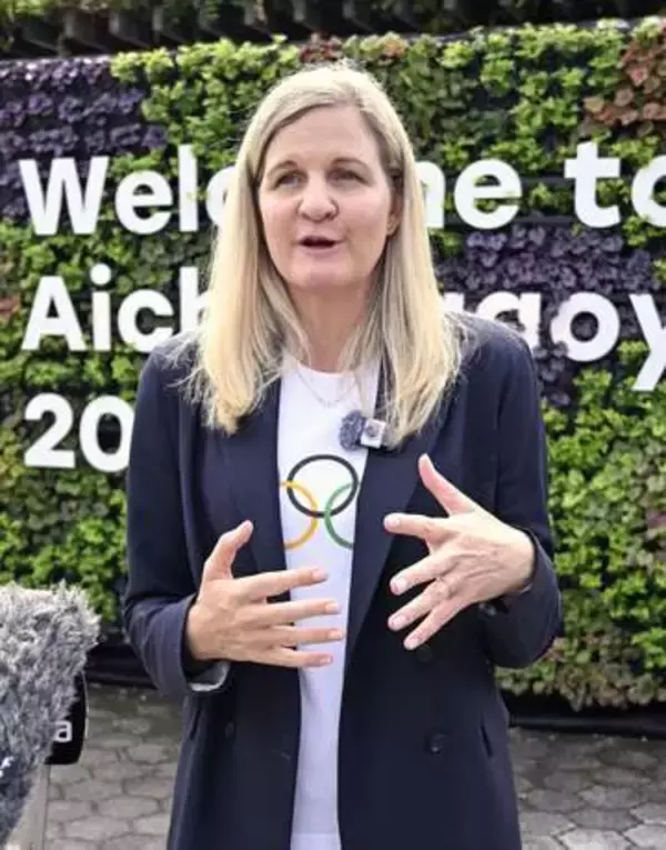 室伏親子の点火は「特別な瞬間」　IOC会長が開会式評価