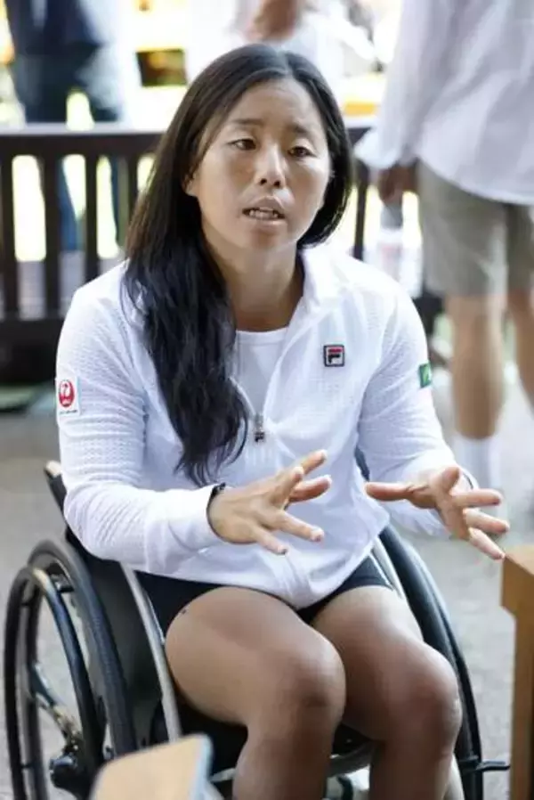 上地結衣、生涯GSに抱負　ウィンブルドン、車いすの部