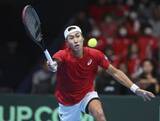 「日本は1勝1敗　デ杯テニス予選開幕」の画像1