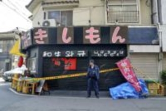 大阪の男性死亡、傷害疑い男逮捕　焼き肉店の関係者、関連捜査