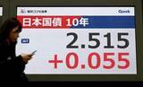 「長期金利上昇、27年ぶり高水準　中東情勢懸念でトリプル安」の画像1