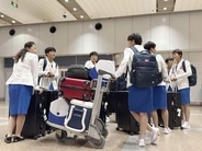 北朝鮮選手ら平壌出発、ア大会へ　サッカー女子や体操、数十人