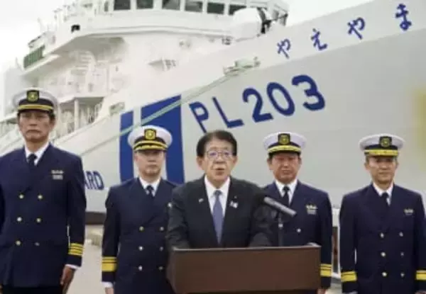 国交相「予断許さない」　尖閣情勢巡り、沖縄訪問