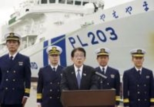 国交相「予断許さない」　尖閣情勢巡り、沖縄訪問