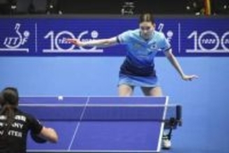 卓球日本女子、3連勝で組1位　世界選手権、団体ドイツ戦