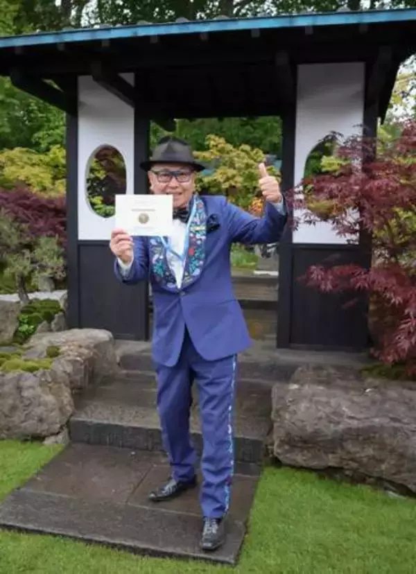 英造園コンクールで石原さん2位　「最高の出来」も金に届かず