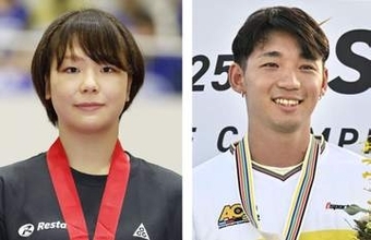 日本旗手に藤波朱理と中村輪夢　愛知・名古屋アジア大会