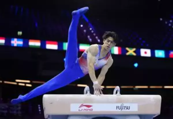 世界体操、日本が予選暫定首位　男子団体4班終了