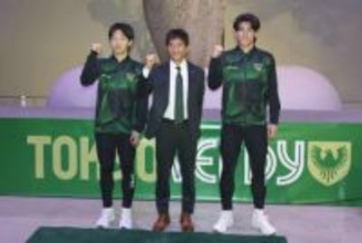 J1東京Vが新体制の発表会見　城福監督「われわれらしく」