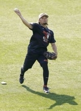 休養日に伊藤、宮城らが自主練習　WBC日本代表強化合宿