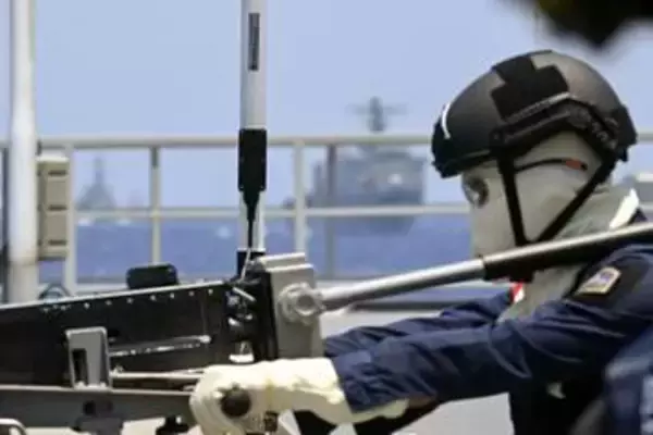 南シナ海で実弾発射訓練　米比演習、自衛隊も参加