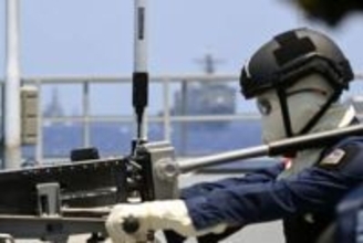 南シナ海で実弾発射訓練　米比演習、自衛隊も参加