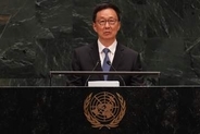 中国「国連守り強化を」　一般討論、対日批判触れず